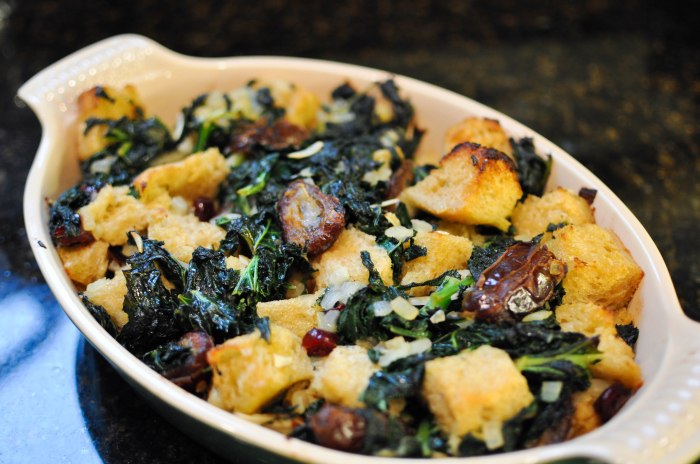 Kale Sourdough Stuffing