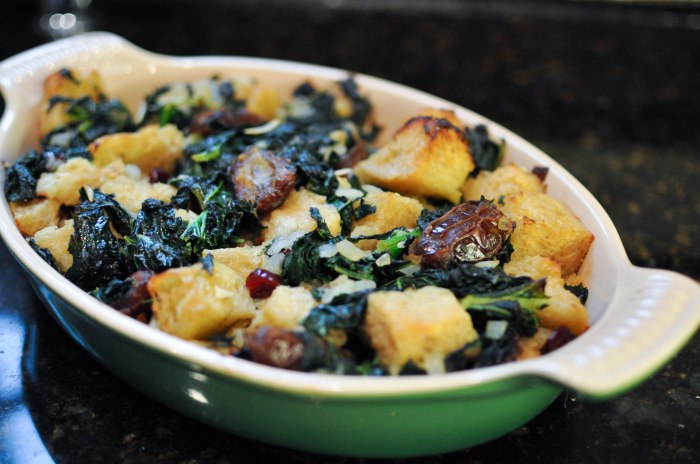 Kale Sourdough Stuffing
